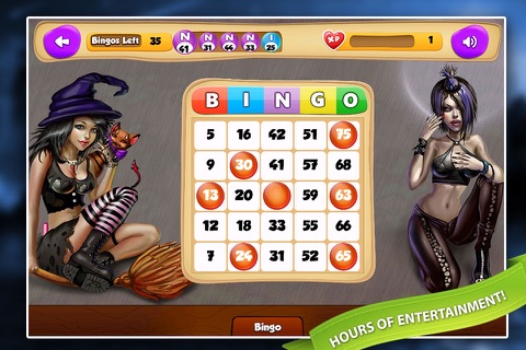 Halloween Witch Bingo Pro : 12 Exciting Bingo Rooms screenshot 2