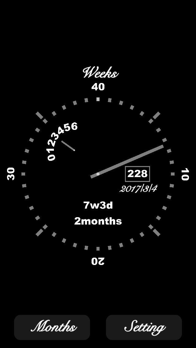 妊娠週数Lite - 出産予定日や最終月経日から妊娠週数計算