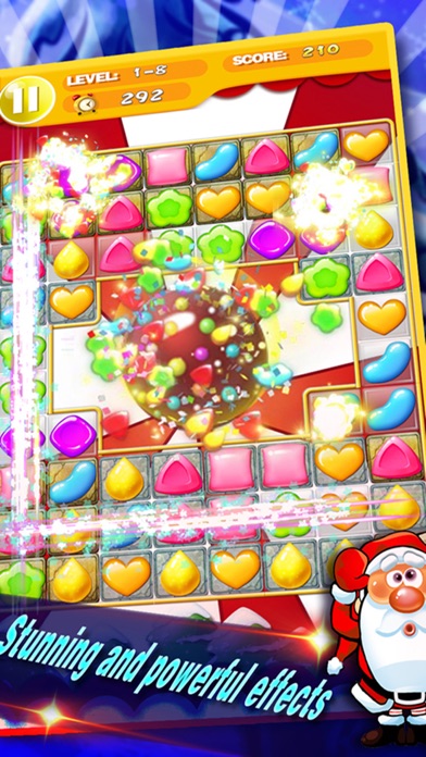 キャンディクリスマス：無料お楽しみマッチ3パズルゲームのおすすめ画像4