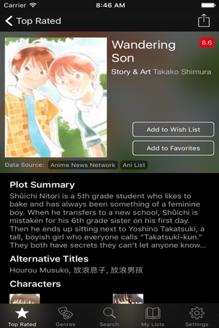 Manga Library - Discover New Mangas for Anime News Network & Ani List screenshot 3