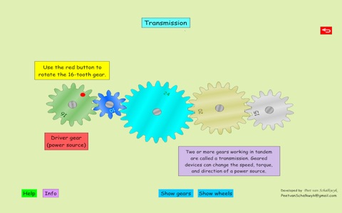 Visual Maths and Science - Gears Animation Lite screenshot 3