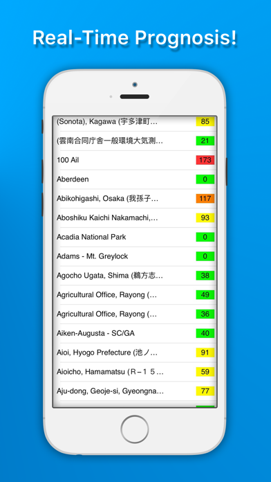 Screenshot #3 pour Air Quality Index – International PM-Pollution