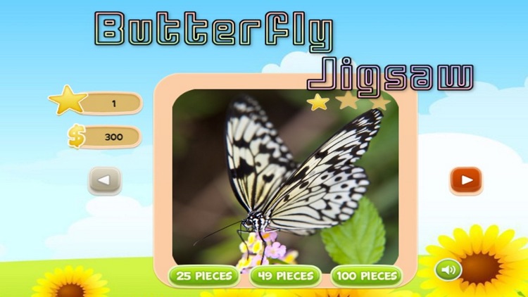 Butterfly Jigsaw Puzzle Kid Game