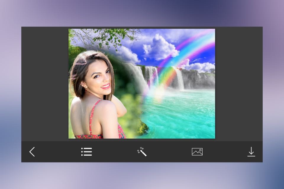 Rain Bow Photo Frame - Great and Fantastic Frames for your photo screenshot 4