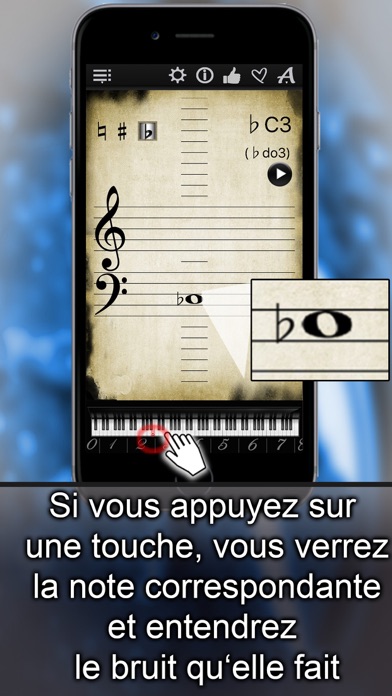 Screenshot #2 pour Piano Notes Finder LR