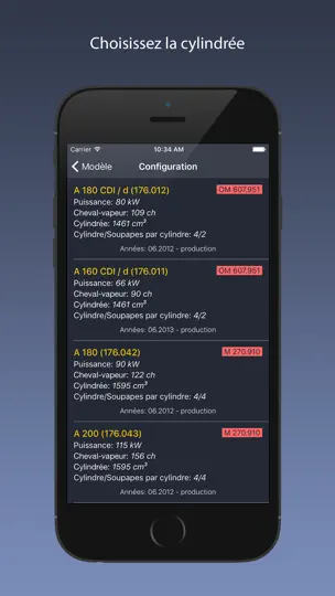Capture d'écran de TechApp Pour Mercedes sur iPhone 2
