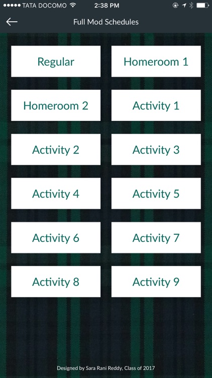 Ursuline Merici Schedule