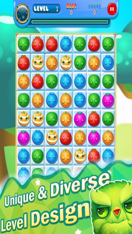 Sweet Monsters Fruit: Line Pop World