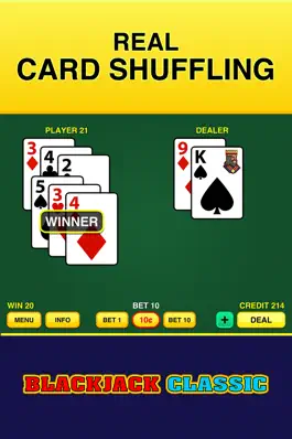 Game screenshot Blackjack Classic - FREE 21 Vegas Casino Video Blackjack Game hack