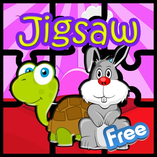 jigsaw puzzle cartoon free game icon