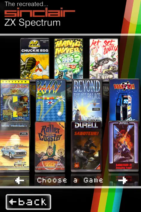 Recreated ZX Spectrum - Games App | MWM