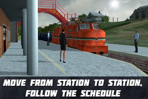 Speed Train Driving Simulator 3D Full screenshot 2