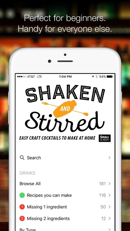 Shaken and Stirred: Easy Craft Cocktails