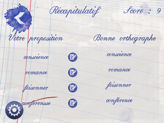 Screenshot #6 pour Orthofolie - Jeu d'orthographe