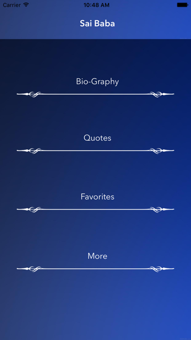 Screenshot #1 pour Quotes of Sai Baba