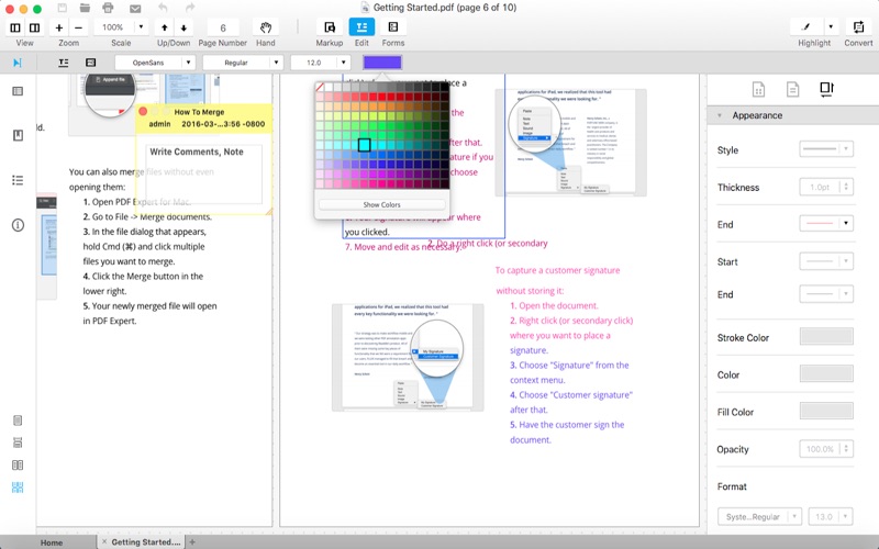 Screenshot #1 pour Advanced PDF Editor - for Adobe PDFs Convert Edit