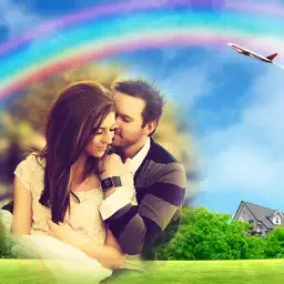 Rain Bow Photo Frame - Great and Fantastic Frames for your photo app icon