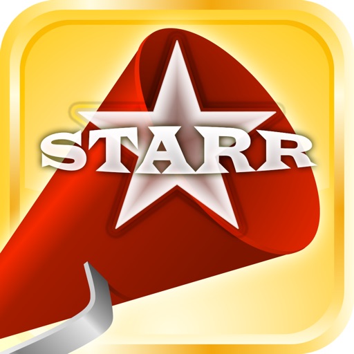 Cheerleader Card Maker - Make Your Own Custom Cheerleader Cards with Starr Cards iOS App