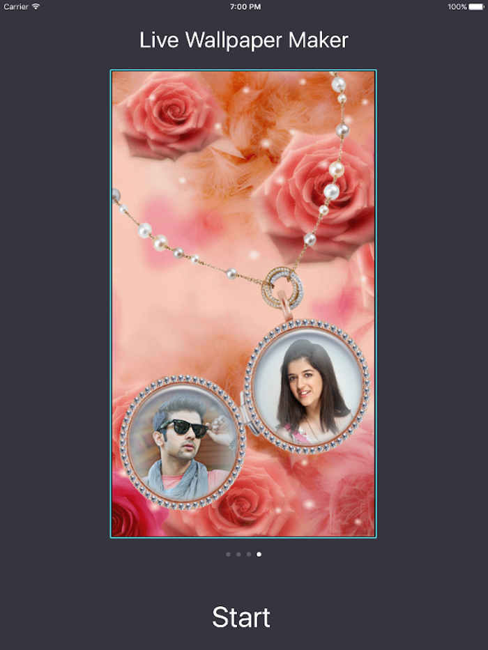 Live Wallpapers - Live Love Locket Wallpapers 2016