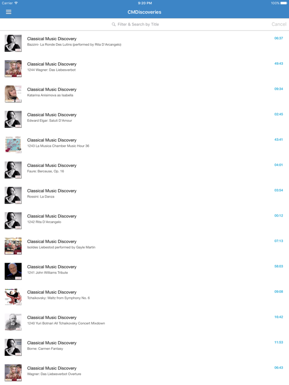 Classical Music Free - Mozart & Piano Music from Famous Composers iPad screenshot 5 - Music app