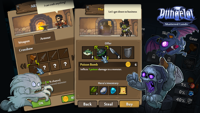 ‎Dungelot: Shattered Lands Screenshot