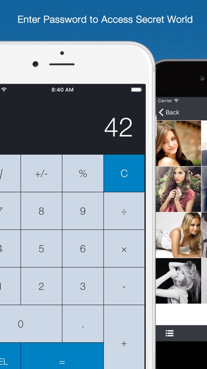 Fake Calculator Free - hide and browse your secret video photo slider and document safely