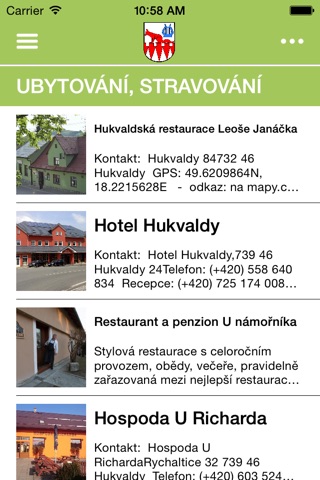 Obec Hukvaldy screenshot 4