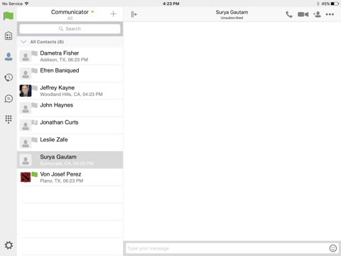 Masergy Communicator for iPAD screenshot 4