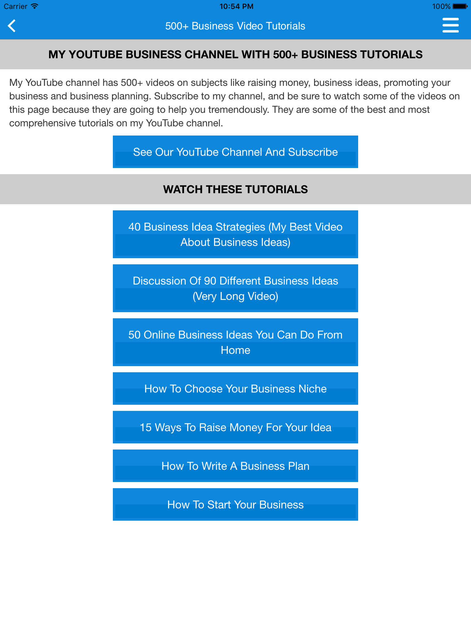 Small Business & Startup Ideas