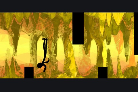 Stick-Man Cave Runner Free screenshot 4