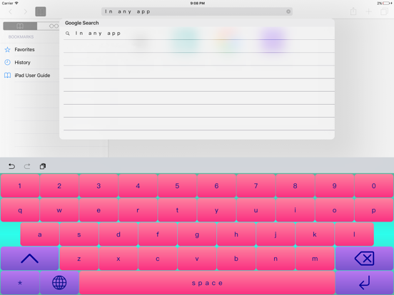 Screenshot #5 pour ＶＡＰＯＲＢＯＡＲＤ  －  Ｖａｐｏｒｗａｖｅ  Ａｅｓｔｈｅｔｉｃ  Ｋｅｙｂｏａｒｄ