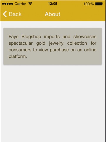 Faye jewellery app screenshot 3