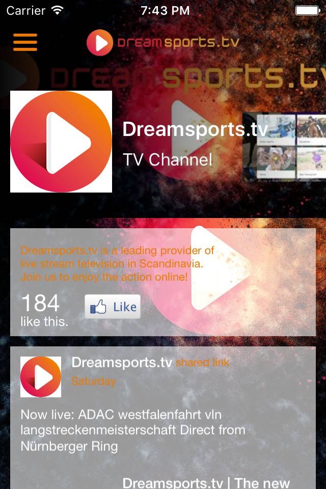 DreamSports.tv screenshot 2