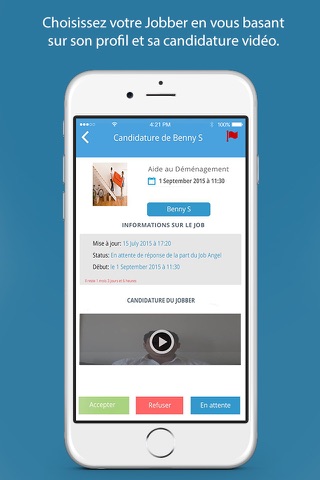 AppiJob, petits jobs entre particuliers screenshot 3