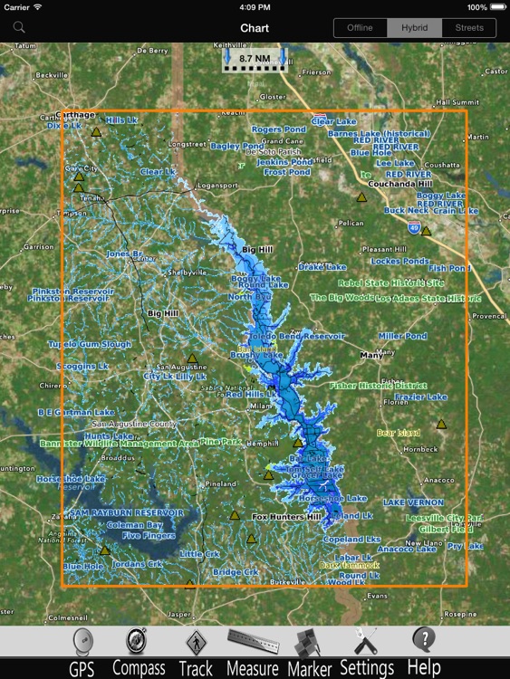 Toledo Bend Nautical Chart Pro screenshot-4