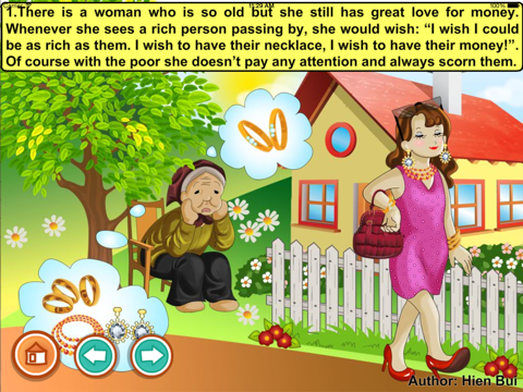 Screenshot #5 pour A greedy old woman (story and games for kids)
