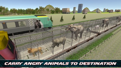 Screenshot #2 pour Angry Transport Animaux train 2016