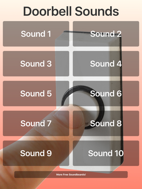 Doorbell Sounds iPad screenshot 1 - Entertainment app