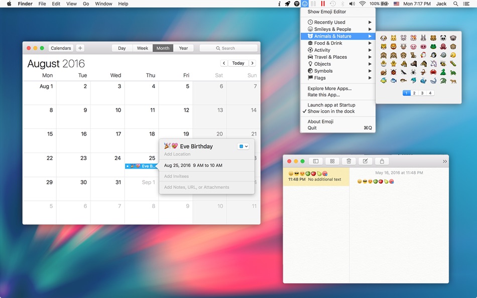#4. Emoji Lite (macOS) 由: Leanid Navumau