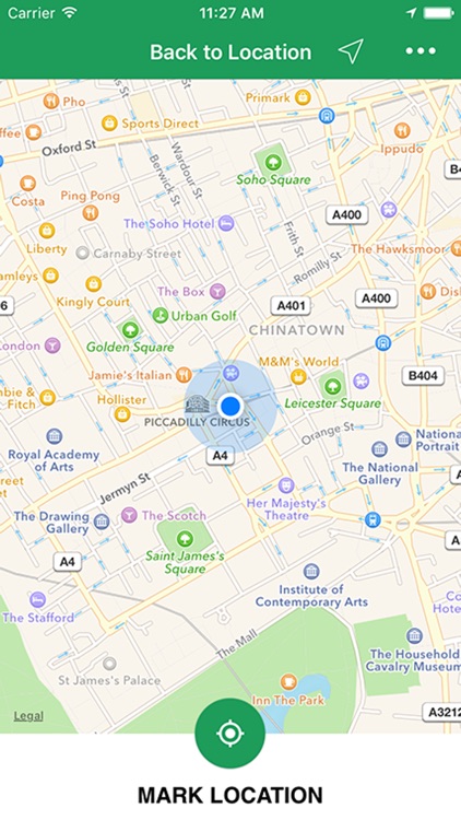 Saved Locations