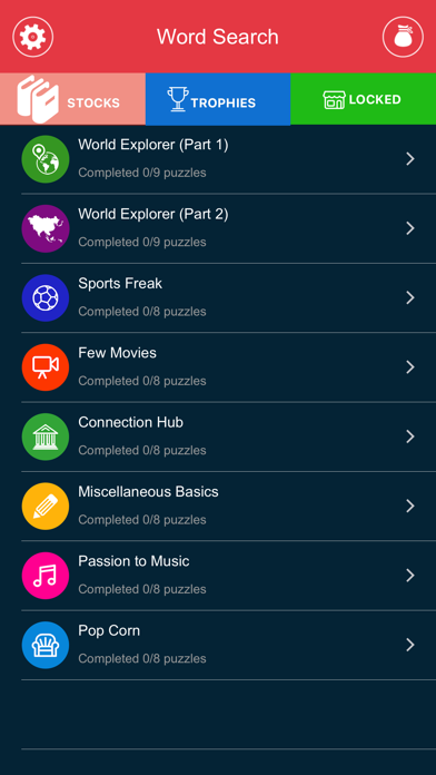 Screenshot #1 pour Word Search Unlimited Fun