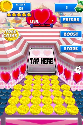 Princess Dream Tower - Coin Push Pink screenshot 3