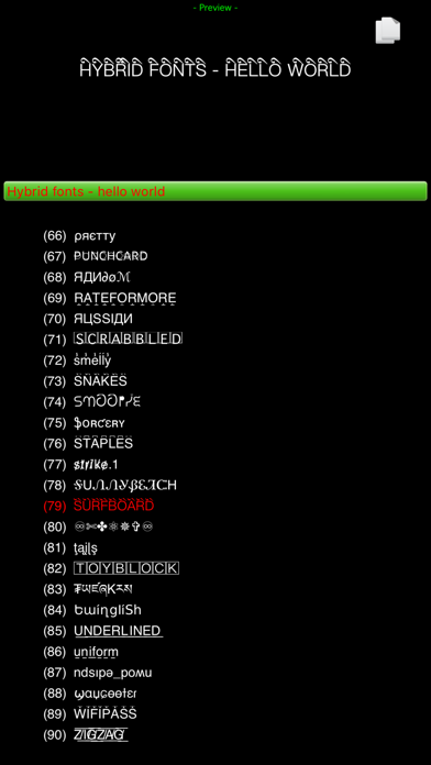 Hybrid Fonts screenshot 4