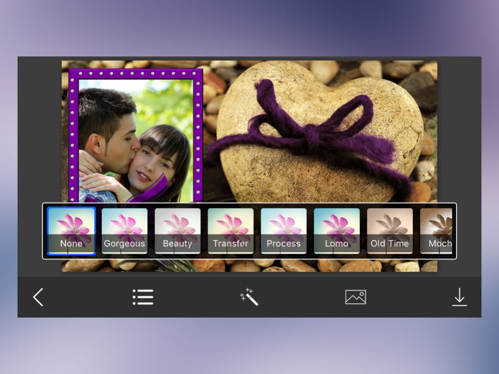 I Love You Photo Frame - Photo frame editor