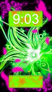 Neon Flower Wallpaper.s Collection – Glow.ing Background and Custom Lock Screen Themes screenshot #5 for iPhone