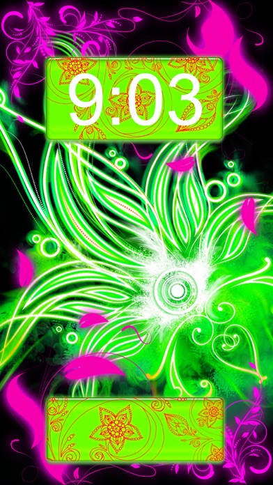 Neon Flower Wallpaper.s Collection – Glow.ing Background and Custom Lock Screen Themes iPhone screenshot 5 - Lifestyle app