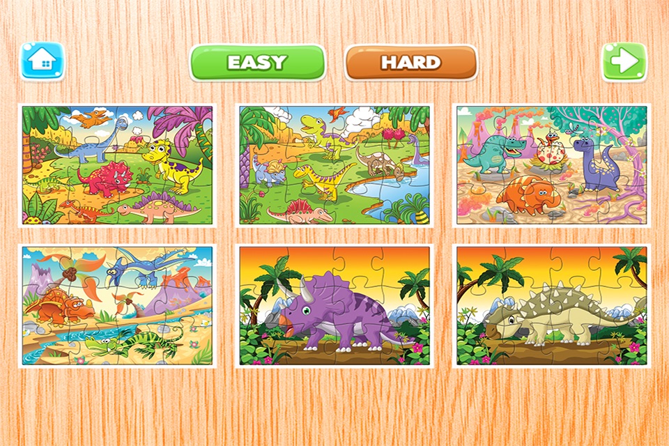 Dinosaur Puzzle Games Free - Dino Jigsaw Puzzles for Kids Toddler and Preschool Learning Games screenshot 3