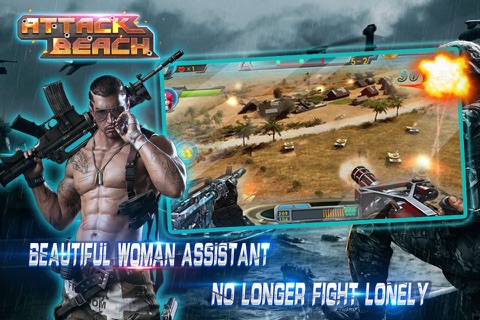 Attach Beach-Modern gun battle, War on terror mobile games screenshot 3