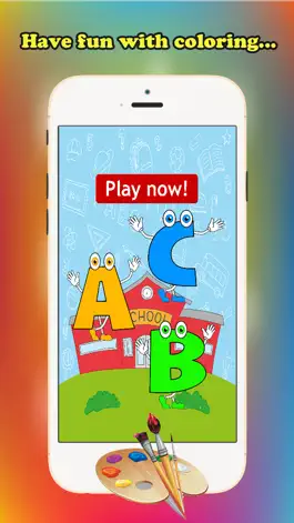 Game screenshot ABC Книжка-раскраска для детей в возрасте 1-10 (алфавит верхний): рисование и раскраски страницу игры бесплатно для изучения умения mod apk