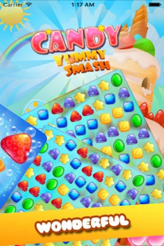 Candy Yummy Smash-Best Match 3 puzzle game for family & Friends free screenshot 3